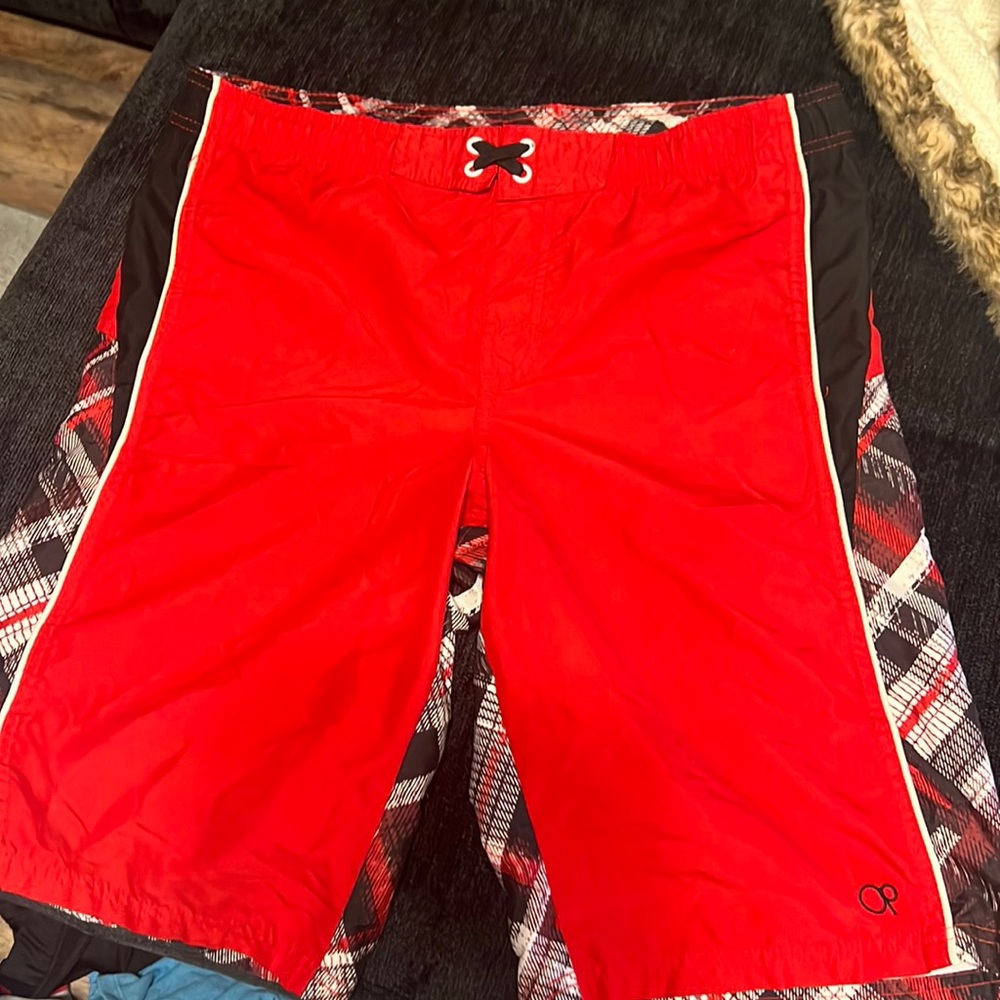 Op teen boys swim trunks